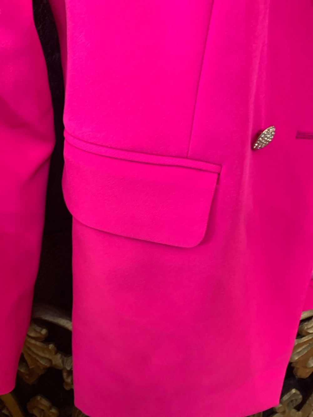Generation Love Hot Pink Double-Button Blazer - Picture 4 of 11